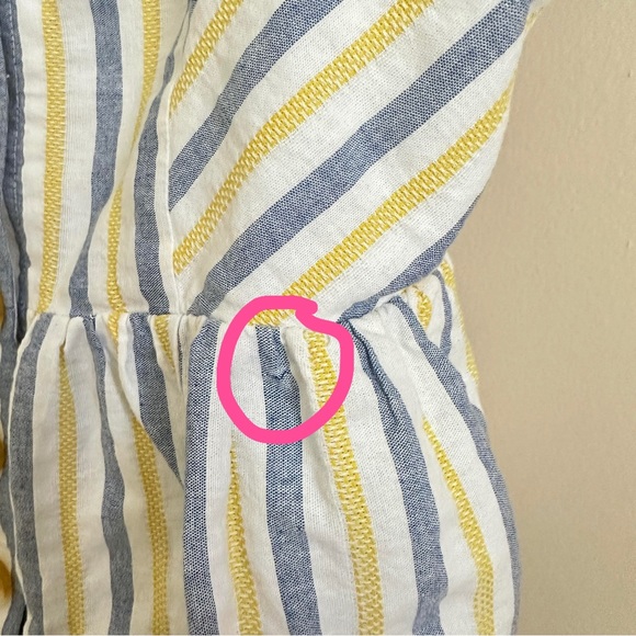 Vince Camuto Sleeveless Stripe Midi Dress Size 14 - Picture 11 of 11